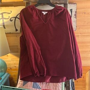 Time & Tru corduroy blouse